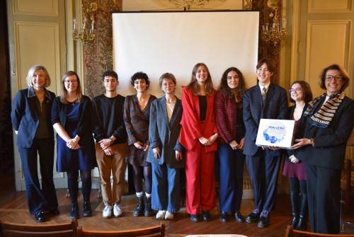 Les étudiant∙es du master Archives ont présenté leur prototype de jeu de société sur la préservation de l'eau mardi 3 février.